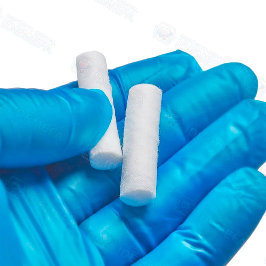 Algodón en rollitos