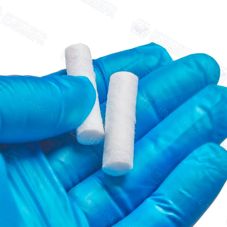 Algodón en rollitos