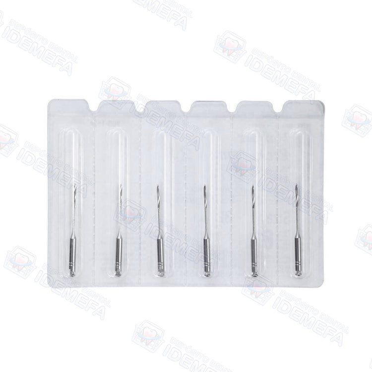 Fresa Peeso de acero inoxidable, paq. con 6uds