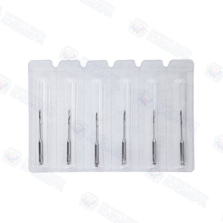 Fresa Peeso de acero inoxidable, paq. con 6uds