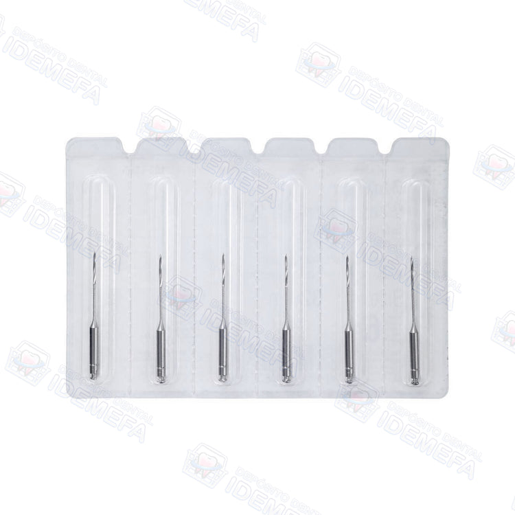 Fresa Peeso de acero inoxidable, paq. con 6uds