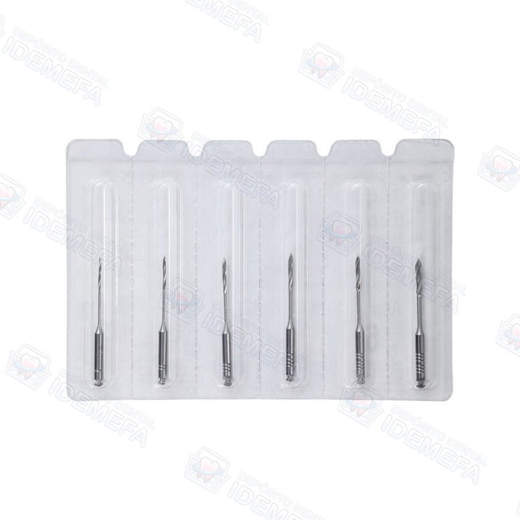 Fresa Peeso de acero inoxidable, paq. con 6uds