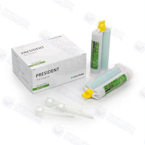 PRESIDENT Light Body – Silicona por Adición Fluida - 2 x Cartuchos de (50 ml c/u)