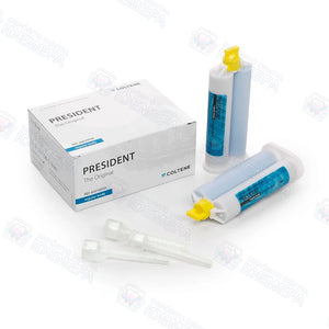 PRESIDENT Regular Body – Silicona por Adición de Viscosidad Media - 2 x Cartuchos de 50 ml c/u
