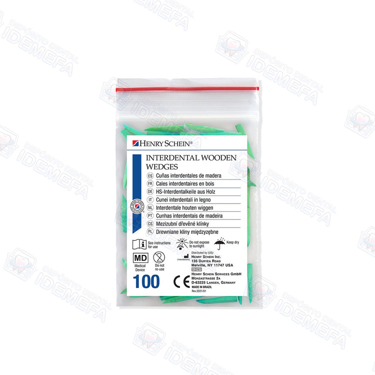 Cuñas interdentales de madera
