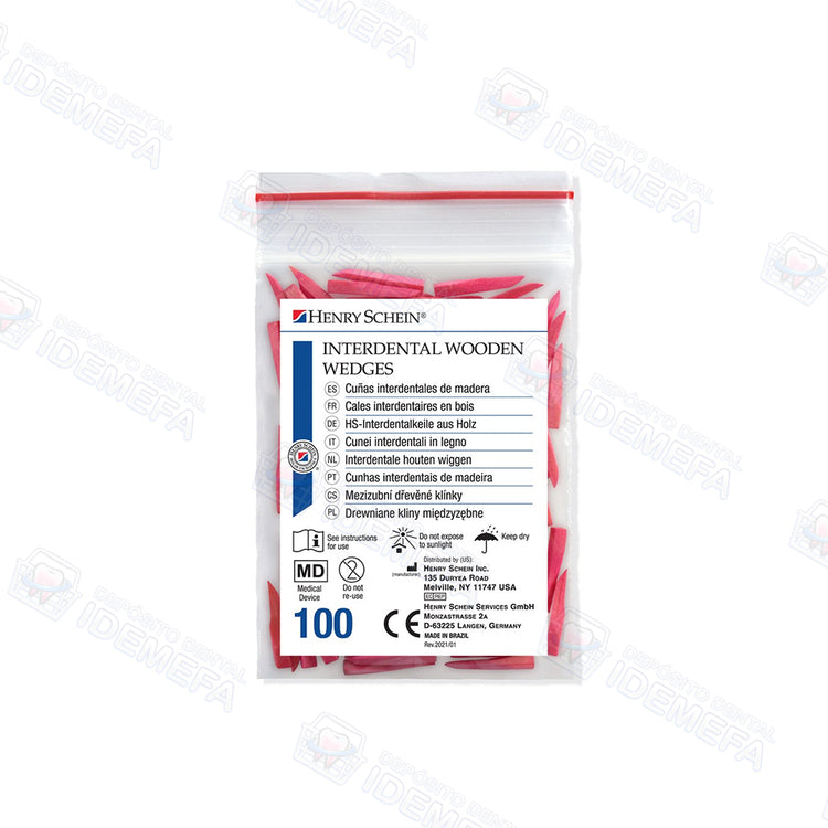 Cuñas interdentales de madera