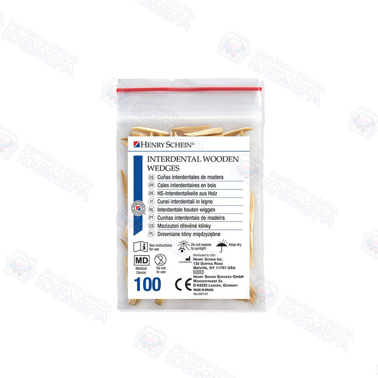 Cuñas interdentales de madera