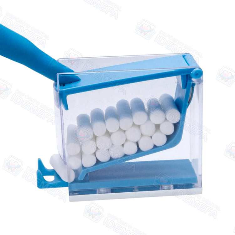 Porta algodón en rollitos/ dispensador