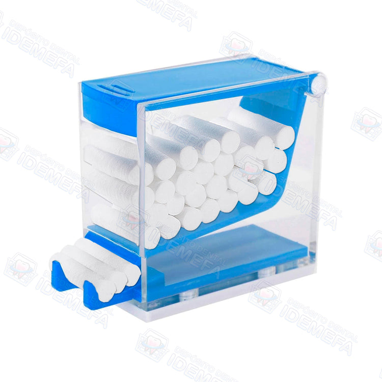 Porta algodón en rollitos/ dispensador