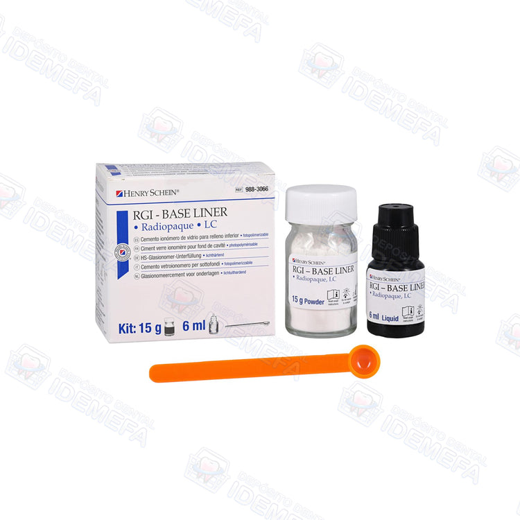 RGI Baseliner LC Kit – (Base y Liner de Ionómero de Vidrio Modificado con Resina)