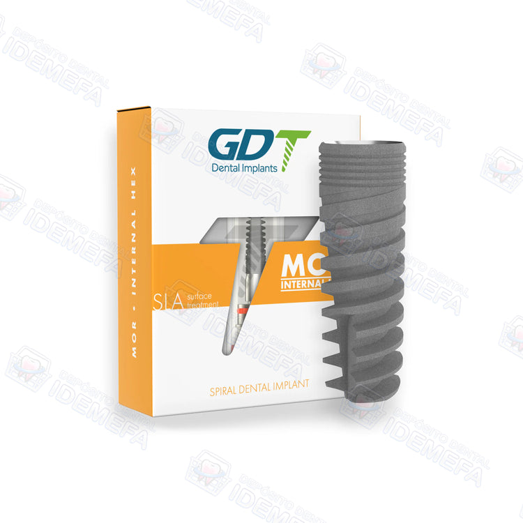 Implante MOR - Espiral con Conexión de Hexágono Interno by GDT®