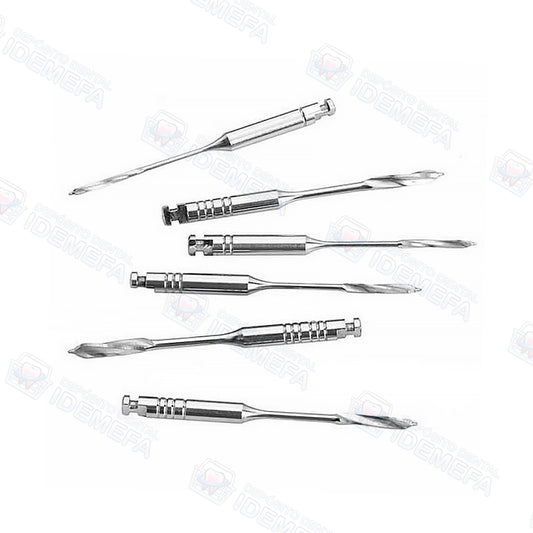 Fresa Peeso de acero inoxidable, paq. con 6uds