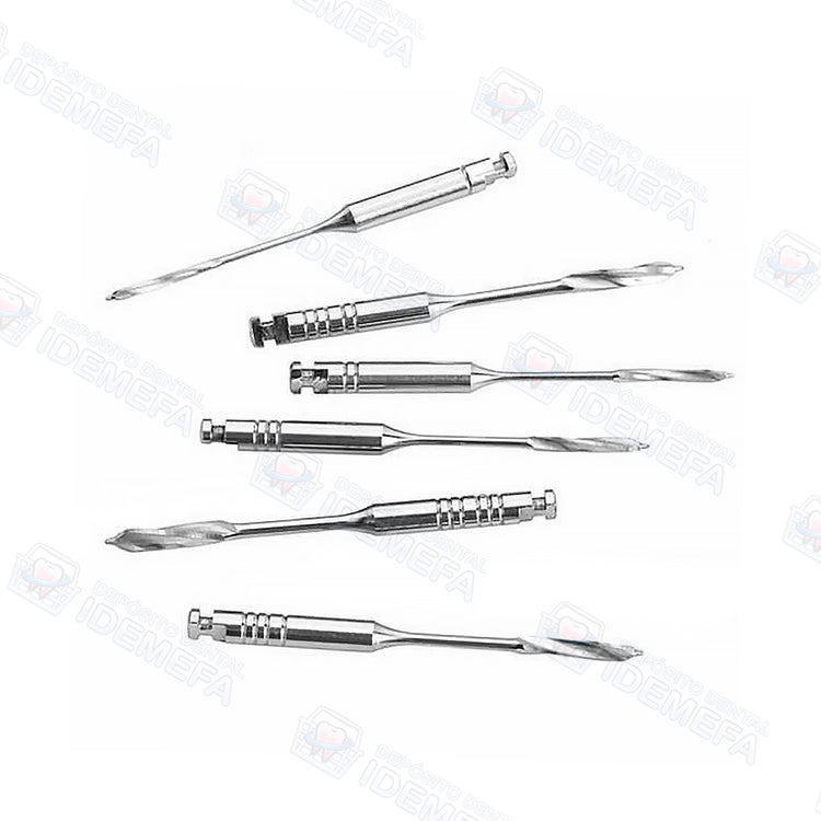 Fresa Peeso de acero inoxidable, paq. con 6uds