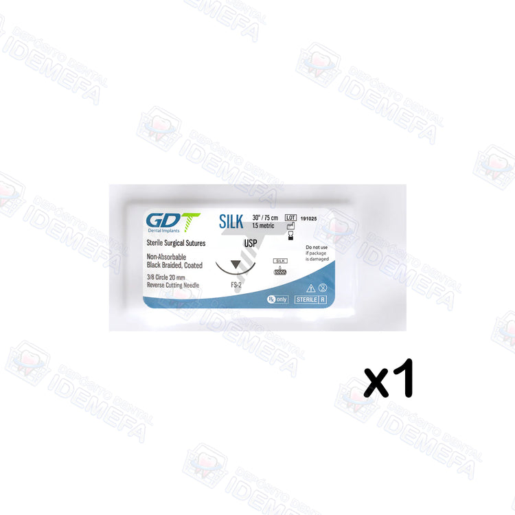 Hilo de Sutura Seda Trenzada (GDT Silk Suture) by GDT®
