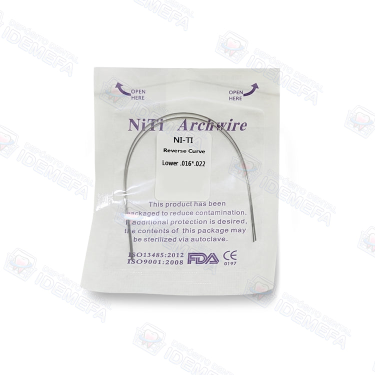 Arcos Ni-Ti de Curva Inversa – Control de Mordida y Nivelación de Spee