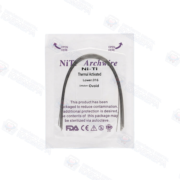 Arcos Ni-Ti Termo-Activados – Control Suave y Fácil Inserción