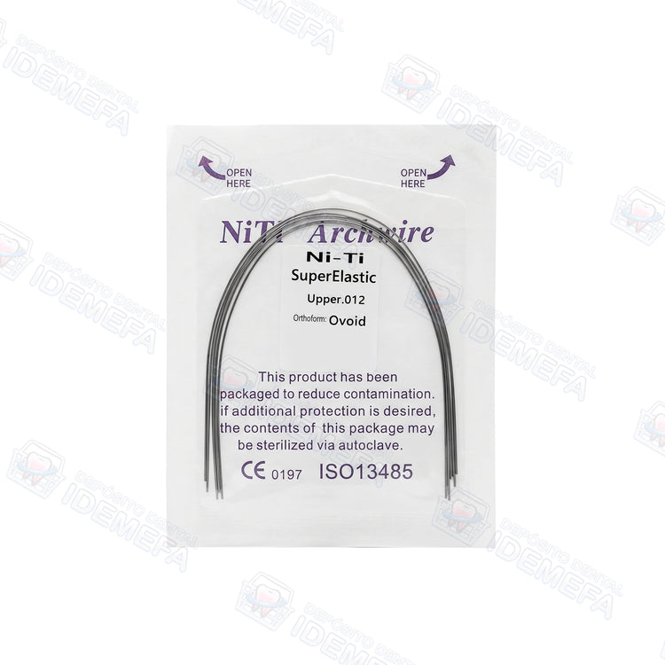 Arcos de Nitinol SuperElastic Ni-Ti – Alineación y Nivelación Inicial