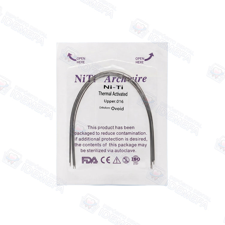 Arcos Ni-Ti Termo-Activados – Control Suave y Fácil Inserción