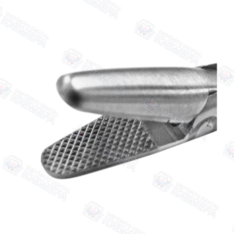 Porta agujas Baumgartner de acero inoxidable