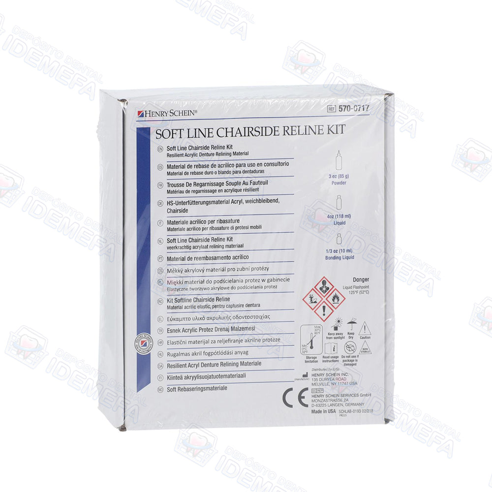 SoftLine Chairside Reline Kit – Sistema de Rebase Blando