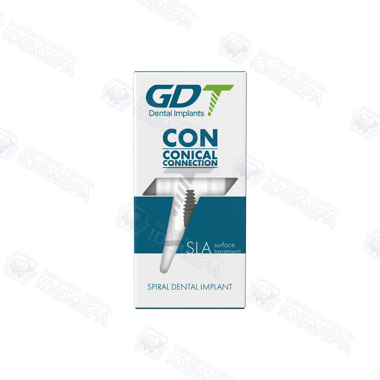 Implante Cónico NP - Conexión Cónica de Plataforma Estrecha (CON NP Spiral Implant) by GDT®