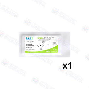 Hilo de Sutura Nylon Monofilamento by GDT® - 3-0 / Azul / Sobre individual