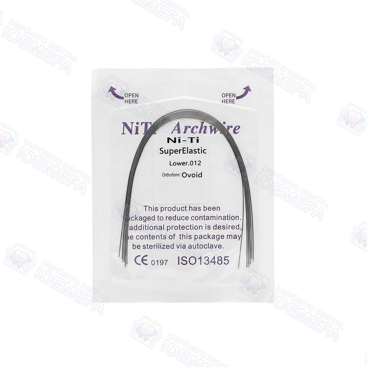 Arcos de Nitinol SuperElastic Ni-Ti – Alineación y Nivelación Inicial