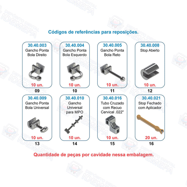 Super Kit de Accesorios Ortodónticos – 240 Piezas
